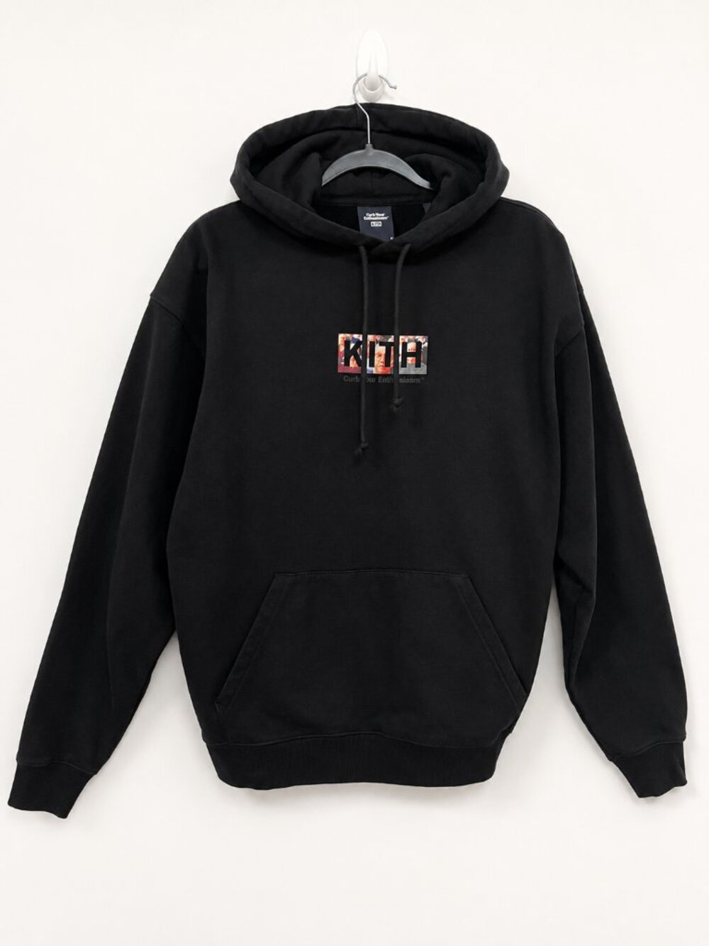 Kith Black Curb Your Enthusiasm Hoodie, Size S - Picture 2 of 9